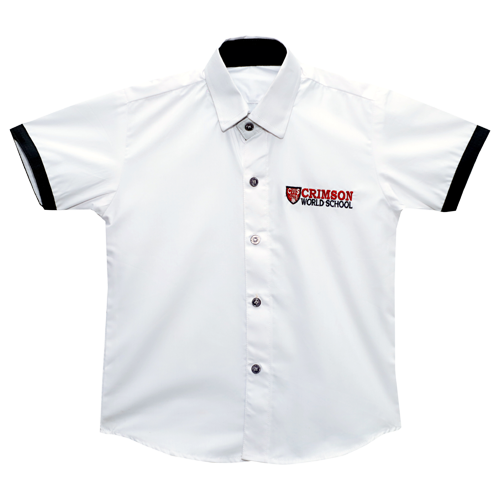White Half Shirt for Girls