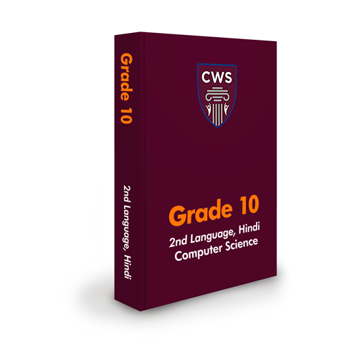 CWS Rudrapur Grade 10  Computer Science (2nd Lang. Hindi)